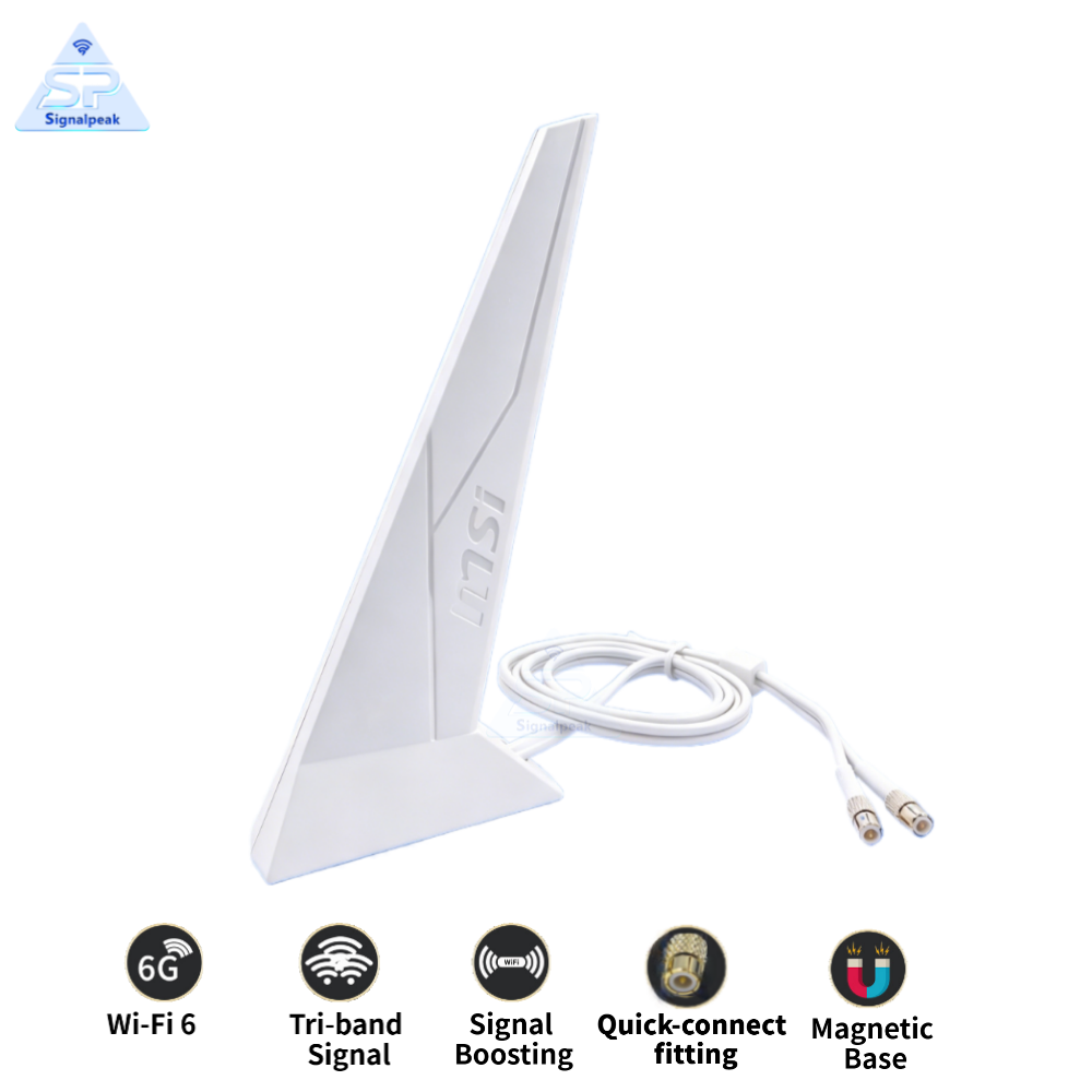 Z890 Wi-Fi 7 Motherboard - Original Wi-Fi 7 Antenna EZ-Plug Signal