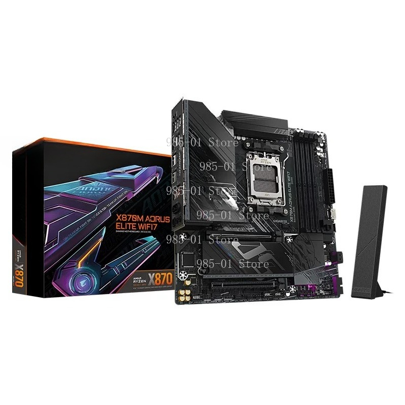 White ATX X870M mainboard, WIF - X870E Atx Motherboard review and price